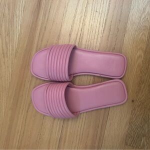 Pink Slide Sandals